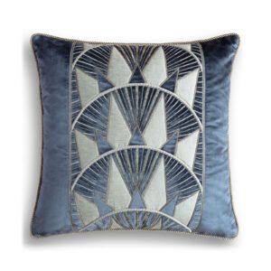 Rockefeller cushion in Lagan silk - Breeze
